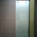 Back Painted Glass Shower Door